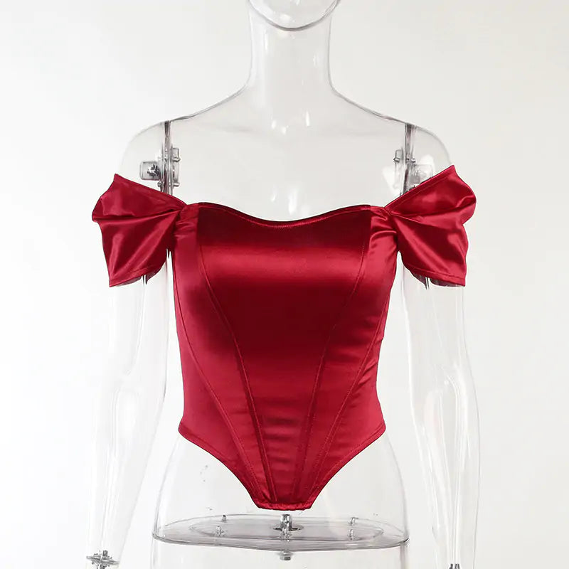 Top Elegante de Satén